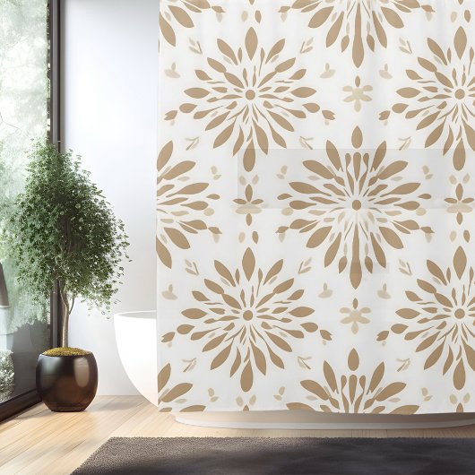 Boho Minimalistische Mandala Douchegordijn