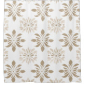 Boho Minimalistische Mandala Douchegordijn (Voorkant)