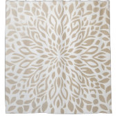 Boho Minimalistische Mandala Douchegordijn (Voorkant)