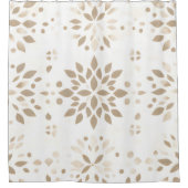 Boho Minimalistische Mandala Douchegordijn (Voorkant)