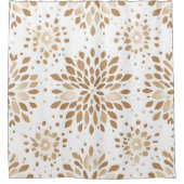 Boho Minimalistische Mandala Douchegordijn (Voorkant)