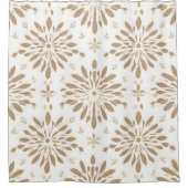 Boho Minimalistische Mandala Douchegordijn (Voorkant)