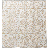 Boho Minimalistische Mandala Douchegordijn (Voorkant)