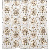 Boho Minimalistische Mandala Douchegordijn (Voorkant)