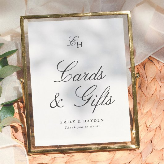 Boho Minimalistische Trouwkaarten & Cadeaus Bord Poster