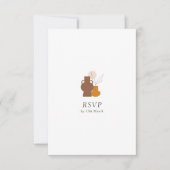 Boho minimalistische vazen | Liedverzoek + Maaltij RSVP Kaartje (Voorkant)