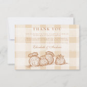 Boho Minimalistische Westerne Woestijnbruiloft Bedankkaart (Voorkant)