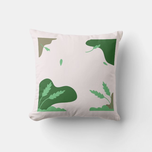 Boho Minimalistische Worpkussen – 16x16 Modern Dec Kussen (Voorkant)