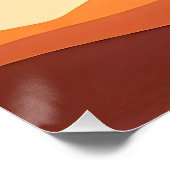 BOHO MINIMALISTISCHE ZONSONDERGANG PERFECT POSTER (Hoek)