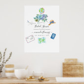 Boho Miss naar Mrs Vrijgezellenfeest welkom Poster (Keuken)