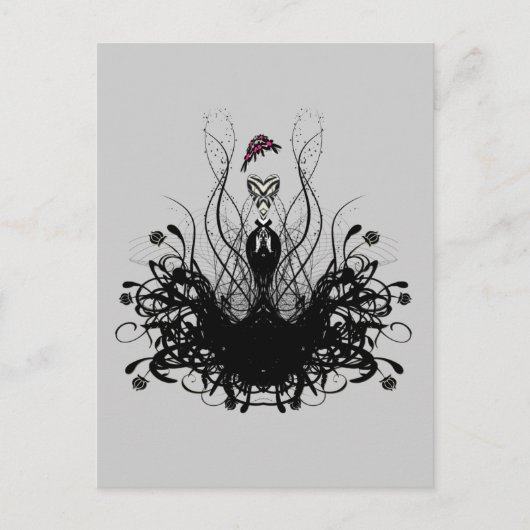 Boho Mode Diva om het even welke achtergrond van d Briefkaart (Voorkant)