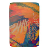 Boho Modern Abstract kunstwerk Badmat (Voorkant Verticaal)