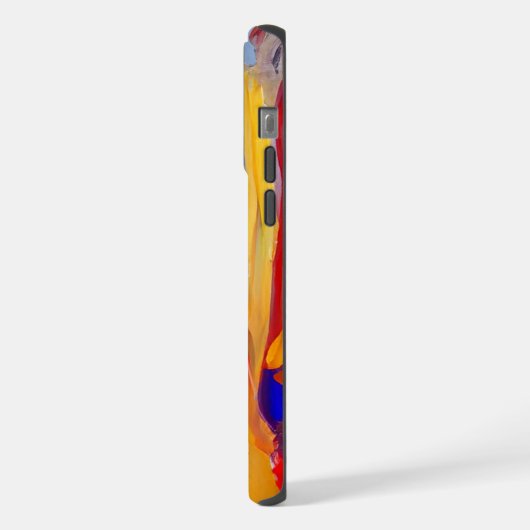 Boho Modern Abstract kunstwerk iPhone Hoesje (Linkerkant)