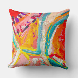 Boho Modern Abstract kunstwerk Kussen