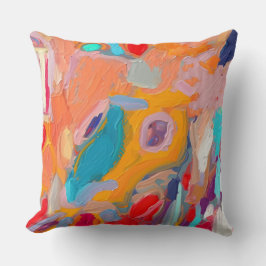 Boho Modern Abstract kunstwerk Kussen