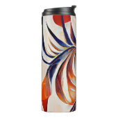 Boho Modern Abstract kunstwerk Thermosbeker (Gedraaid links)