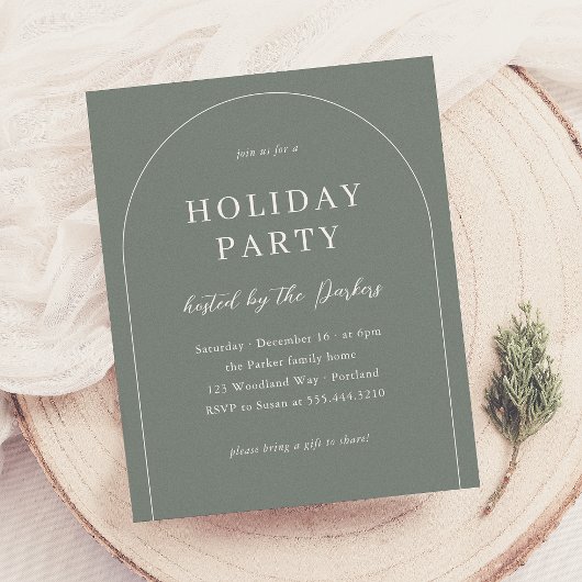 Boho Modern Arch kerstfeest