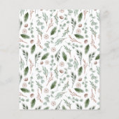 Boho Modern Arch kerstfeest (Achterkant)