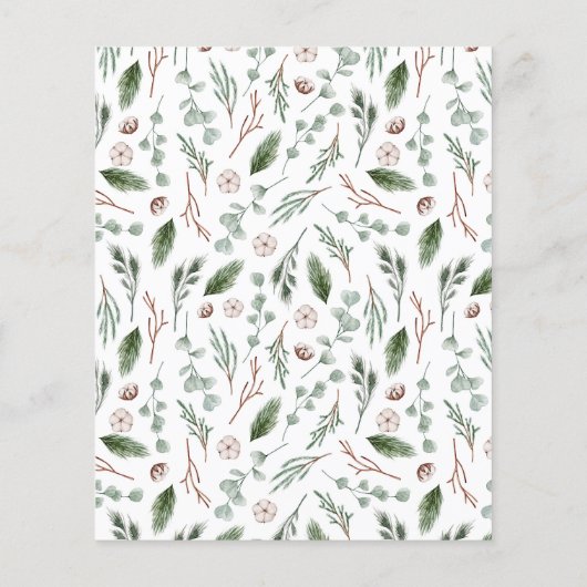 Boho Modern Arch kerstfeest (Achterkant)