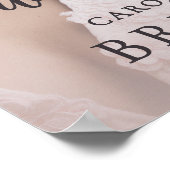 Boho Modern Arch Photo Bridal Shower Welcome Poster (Hoek)