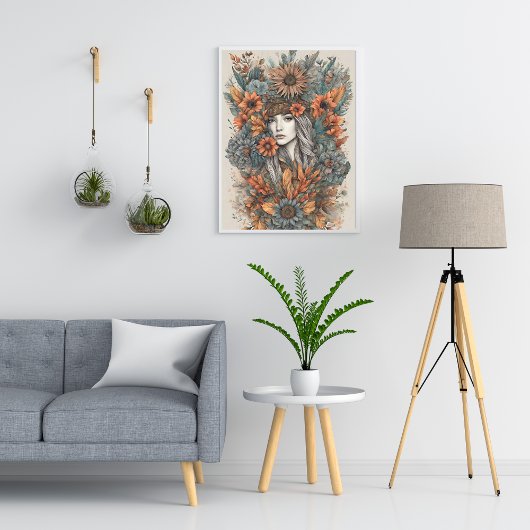Boho Modern Art Poster