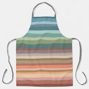 Boho Modern Chic Strepen Schort