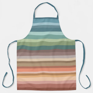 Boho Modern Chic Strepen Schort