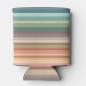 Boho Modern Chic Stripes Blikjeskoeler (Achterkant)