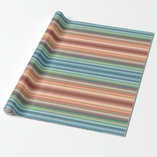 Boho Modern Chic Stripes Cadeaupapier