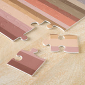 Boho Modern Chic Stripes Legpuzzel (Zijkant)