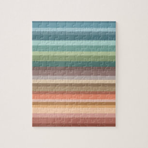 Boho Modern Chic Stripes Legpuzzel