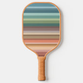 Boho Modern Chic Stripes Pickleball Paddle (Voorkant)