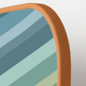 Boho Modern Chic Stripes Pickleball Paddle (Links Detail)