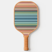 Boho Modern Chic Stripes Pickleball Paddle (Voorkant)