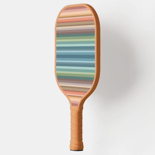 Boho Modern Chic Stripes Pickleball Paddle (Links)