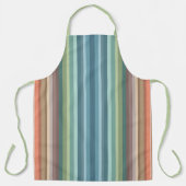 Boho Modern Chic Stripes Schort (Voorkant)