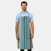 Boho Modern Chic Stripes Schort (Gedragen)