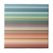 Boho Modern Chic Stripes Tegeltje (Voorkant)