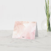 Boho Modern Desert Natuur Cactus Baby shower Bedankkaart (Achterkant)