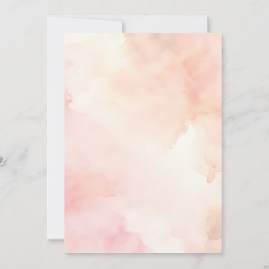 Boho Modern Desert Natuur Cactus Baby shower Kaart (Achterkant)