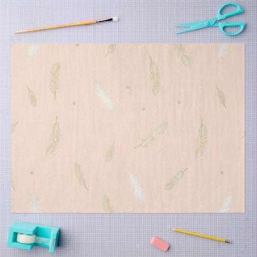 Boho Modern Feathers Luxe Collectie Tissuepapier (Craft)