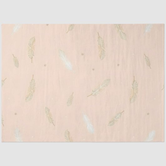 Boho Modern Feathers Luxe Collectie Tissuepapier (Voorkant)