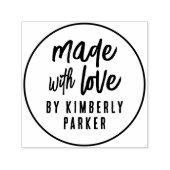 Boho Modern gemaakt van liefde, afgewerkt op eigen Zelfinktende Stempel (Design)