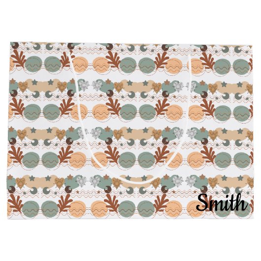 Boho modern geometric wallpaper groot cadeauzakje (Achterkant)