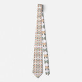 Boho modern geometric wallpaper stropdas (Voorkant)