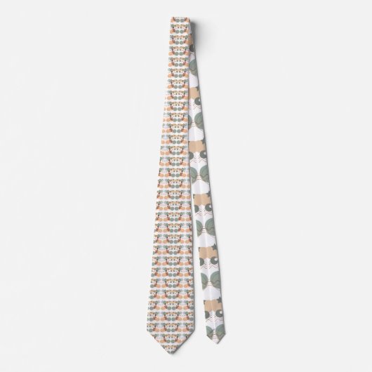 Boho modern geometric wallpaper stropdas (Voorkant)
