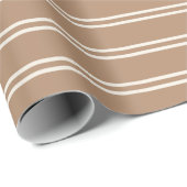 Boho Modern Geslachtsneutrale Gestreepte Eenvoudig Cadeaupapier (Rol Hoek)