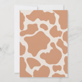 Boho Modern Girls Eerste Rodeo 1e verjaardag Kaart (Achterkant)