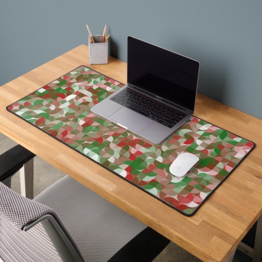 Boho Modern Groovy-kerstpatronen Bureaumat (Kantoor 2)
