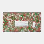 Boho Modern Groovy-kerstpatronen Bureaumat (Keyboard & Muis)
